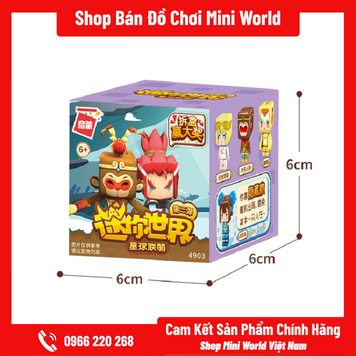Mô hình Mini World Nhân Vật Bí Ẩn [Gửi 1 Hộp Ngẫu Nhiên]