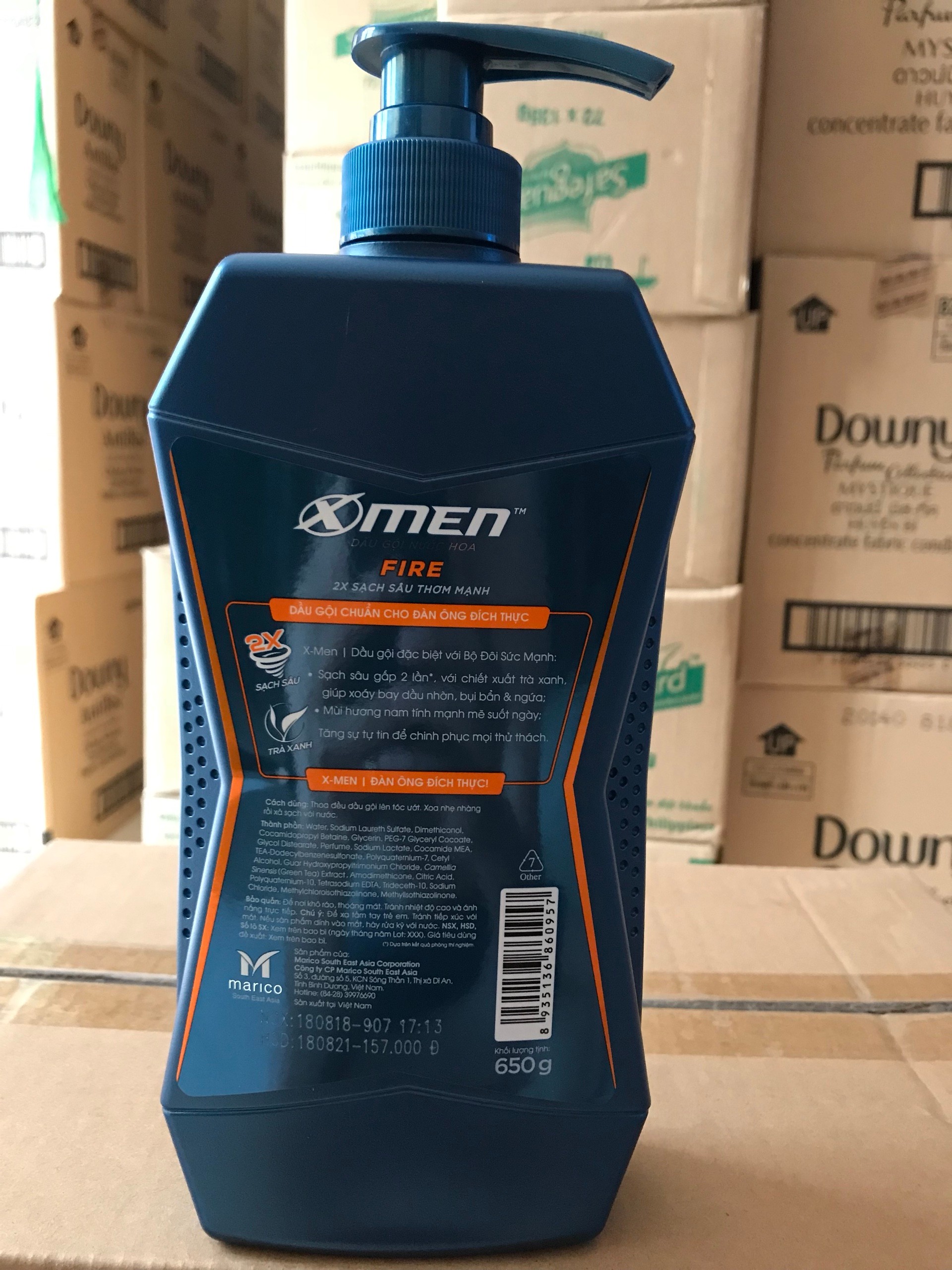 Dầu Gội Xmen Fire 650g