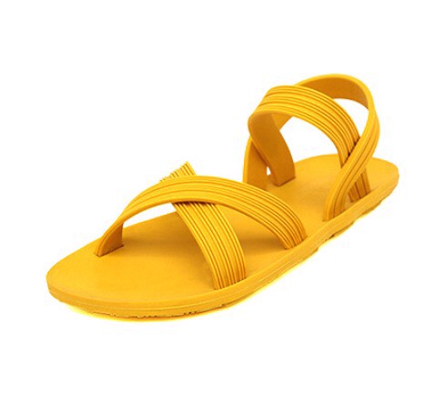 [Hoàn Tiền 15%]Giày Sandal đế bằng quai chéo siêu dẻo