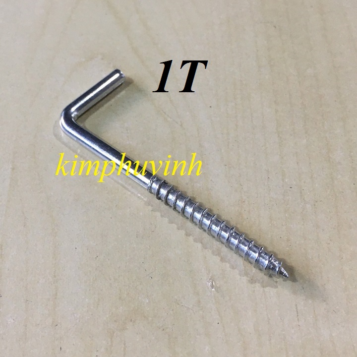 Bộ 10 cái - 10 cm chiếc vít chữ L - Móc màn 1T