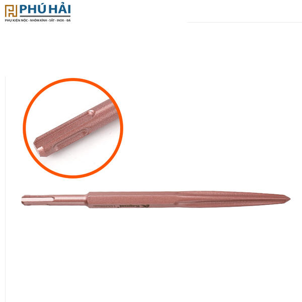 Mũi đục bê tông đầu nhọn Kapusi