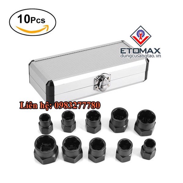 Bộ vặn bu lông và đai ốc bị toét đầu -hàng loại 1