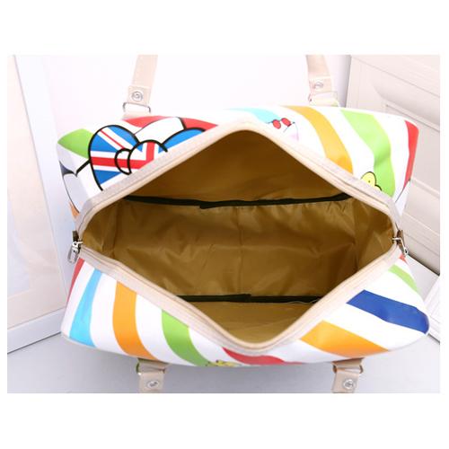 Túi xách du lịch da PU cao cấp họa tiết hoạt hình dễ thương