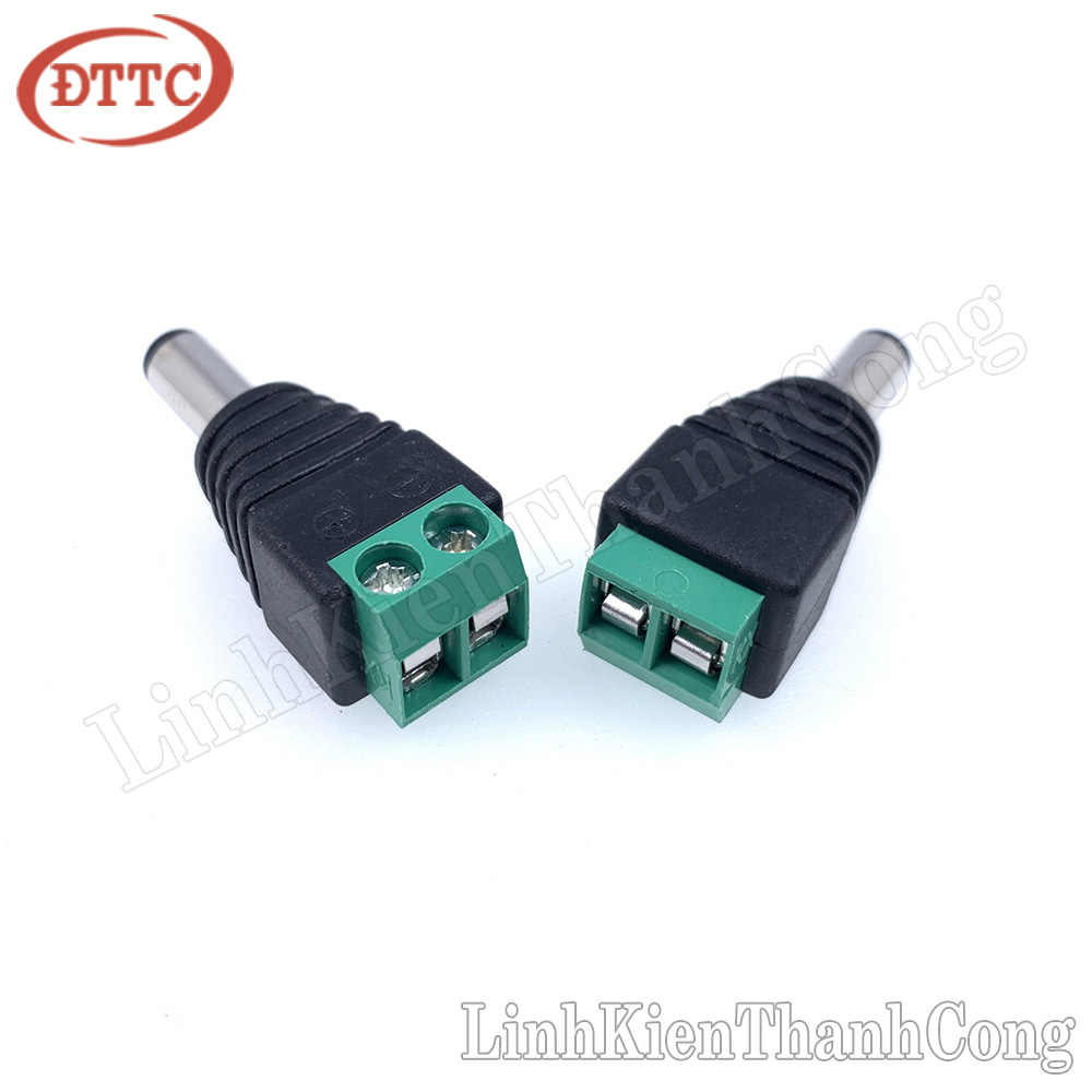 Giắc dc đực vặn ốc