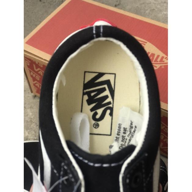 Giày Vans Old Skool đen da nỉ hàng cao cấp full box bill