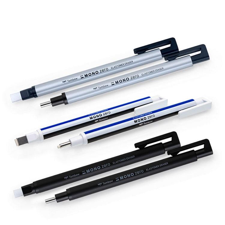 [HCM]BÚT GÔM BẤM / RUỘT GÔM TOMBOW MONO ZERO ĐẦU DẸT (NHIỀU MÀU)