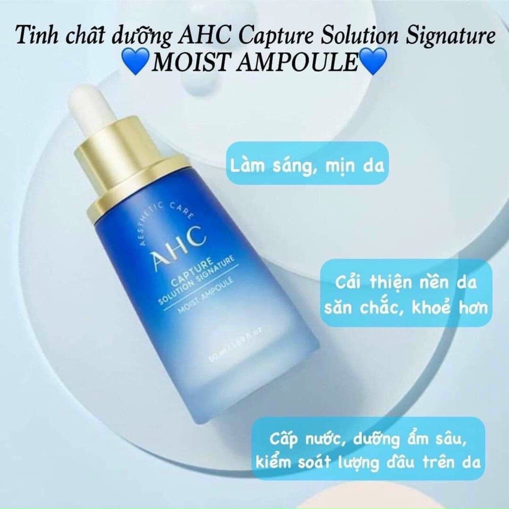Tinh chất AHC Capture Solution Prime Ampoule – Màu Xanh (Cấp Ẩm Sáng Da)