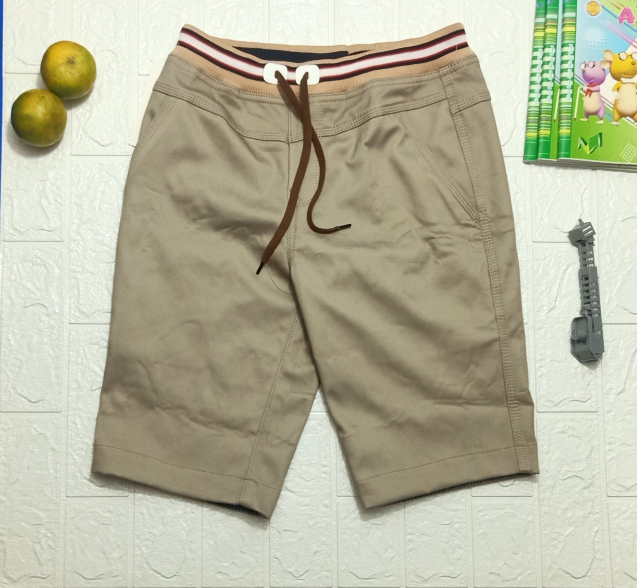 Quần Sọt Kaki Nam Lưng Thun V66