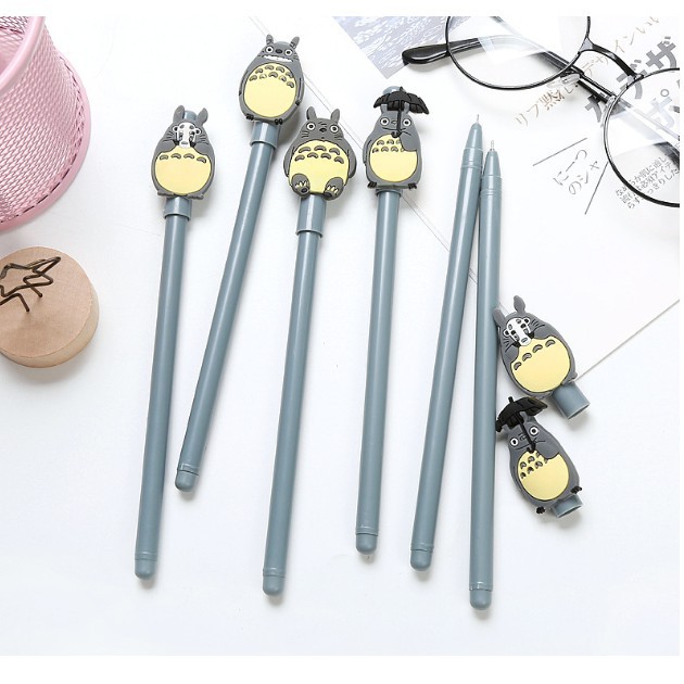 Combo 3 Bút nước totoro mỏng dành cho học sinh sinh viên