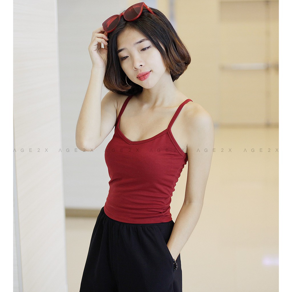 COMBO 5 Áo 2 Dây Nữ Có Nhiều Màu