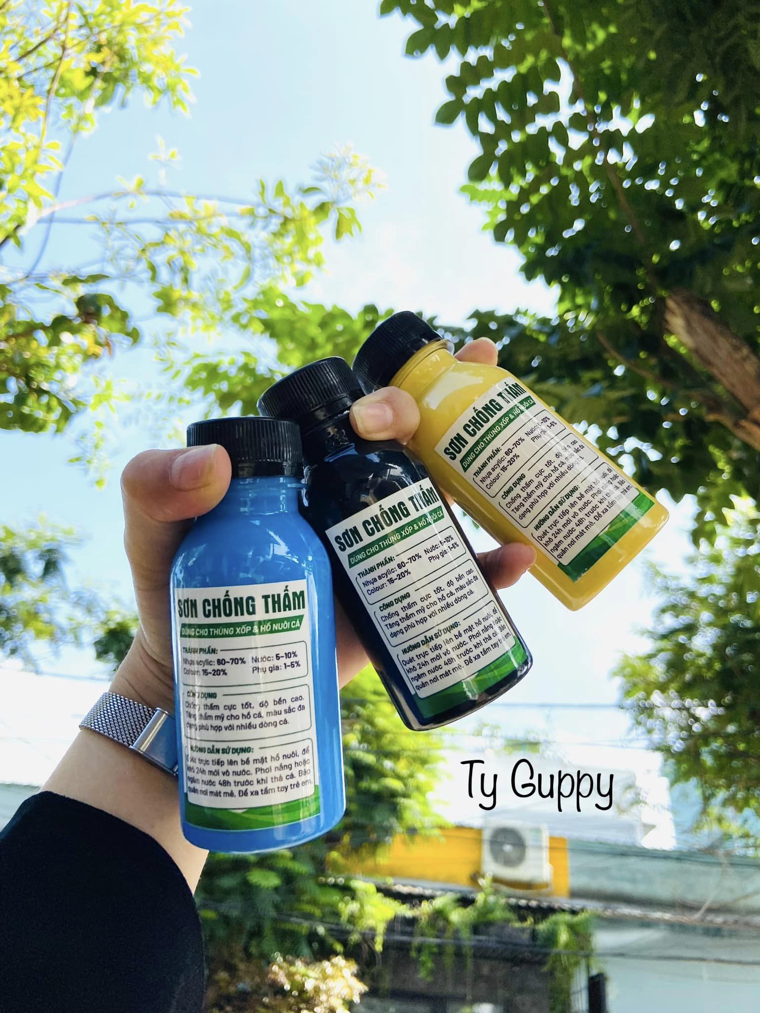 Sơn Chống Thấm Cho Thùng Xốp Nuôi Cá 🍀🍀🍀🍀