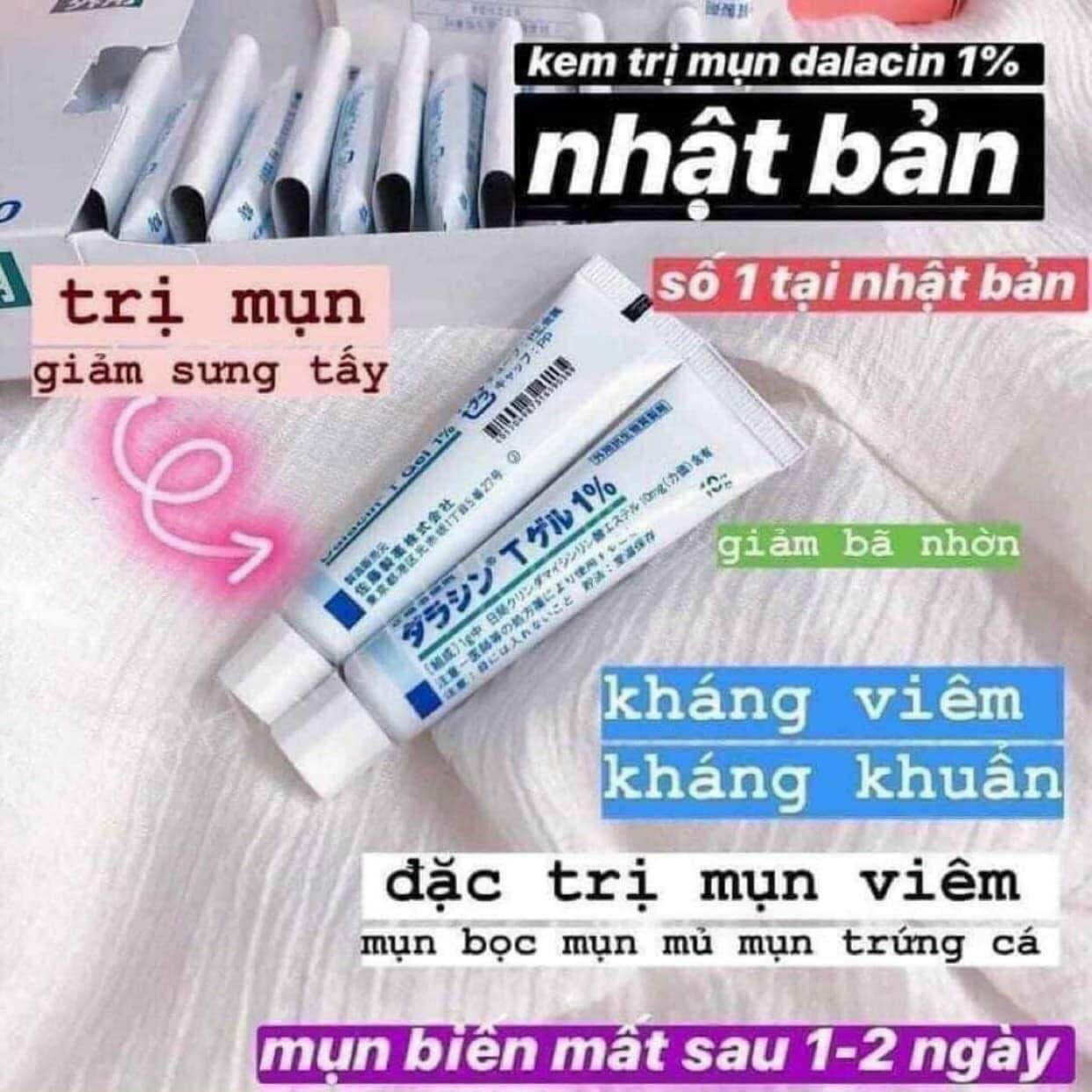 Gel Bôi Mụn Dalacin T Nhật Bản (Tuýp 10gr)