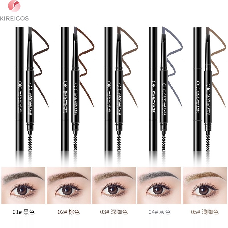 Chì Kẻ Mày 2 Đầu Vặn QIC Dazzling Eyes