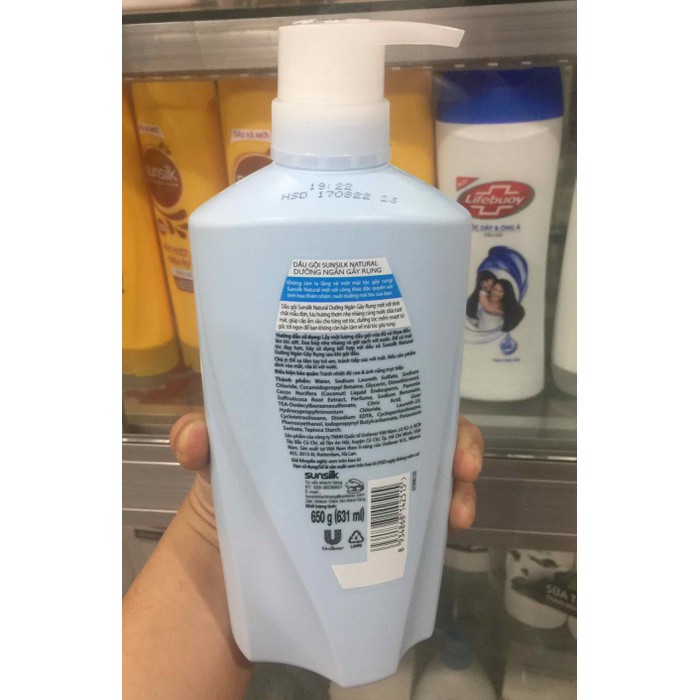 650g] Dầu Gội Chiết Xuất Thiên Nhiên Sunsilk Natural – THẾ GIỚI SKINFOOD