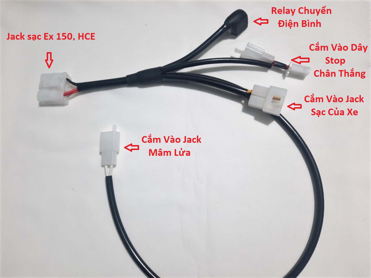 Dây lên sạc EX 150 sạc HCE cho EX 135