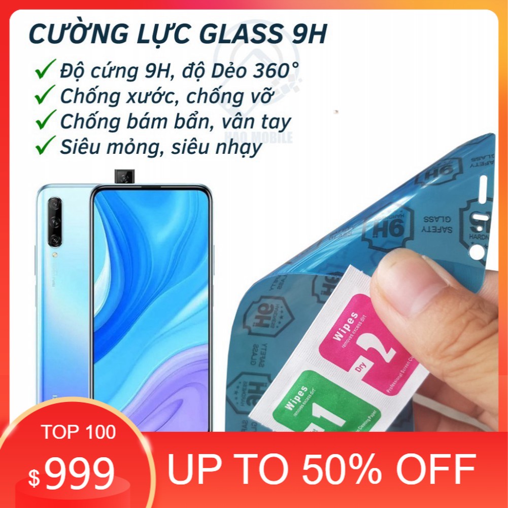 Dán cường lực dẻo nano huawei y9s, y9 prime 2019, y9a