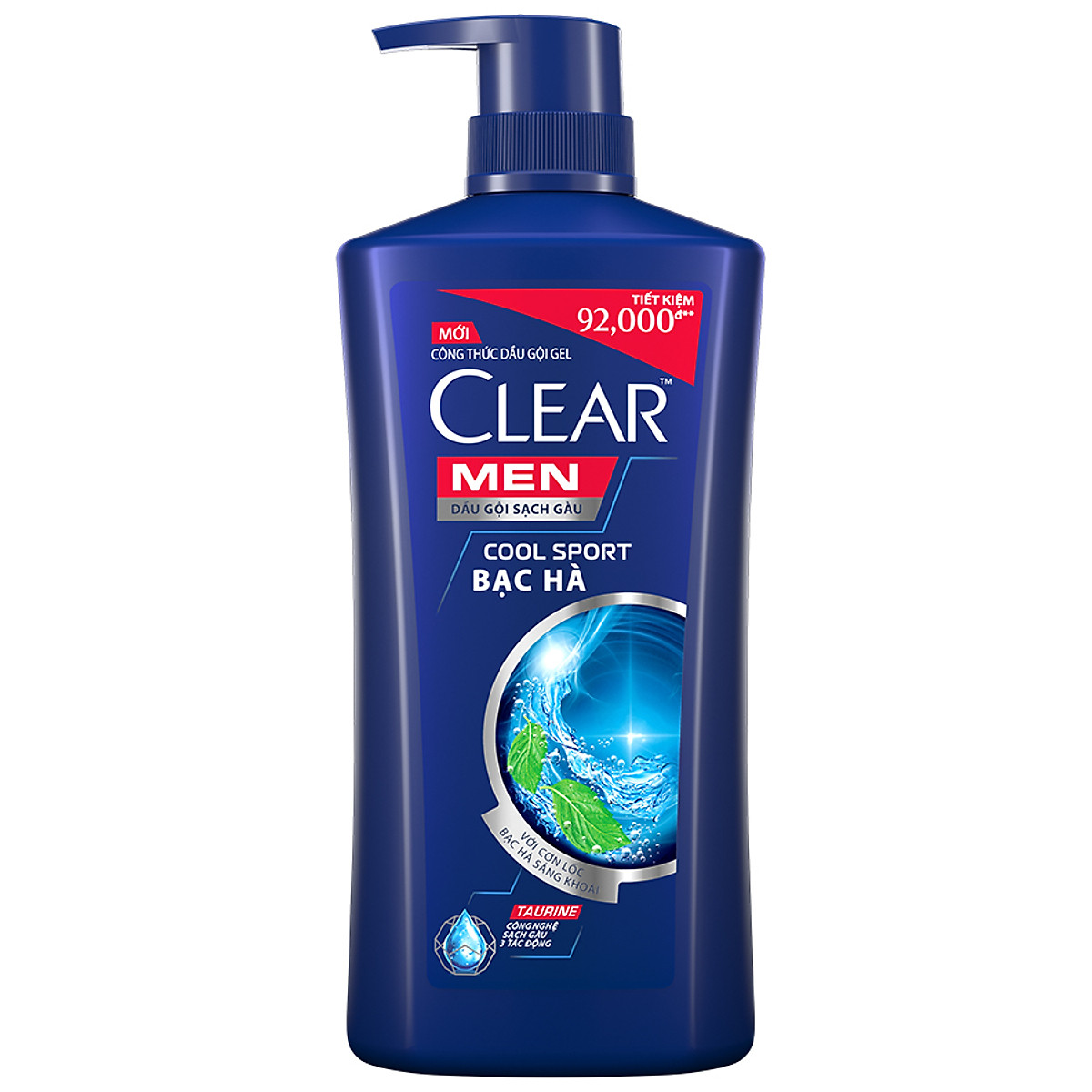[HCM]Dầu gội Clear men bạc hà mát lạnh 900g (Mẫu Mới Date 2025)