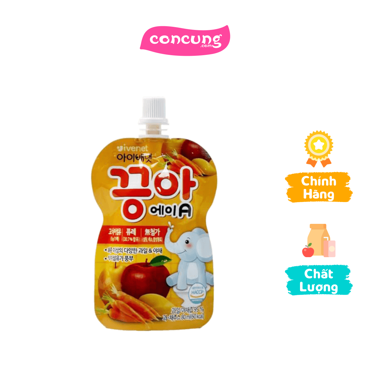 Nước ép hoa quả ivenet puree a 80ml