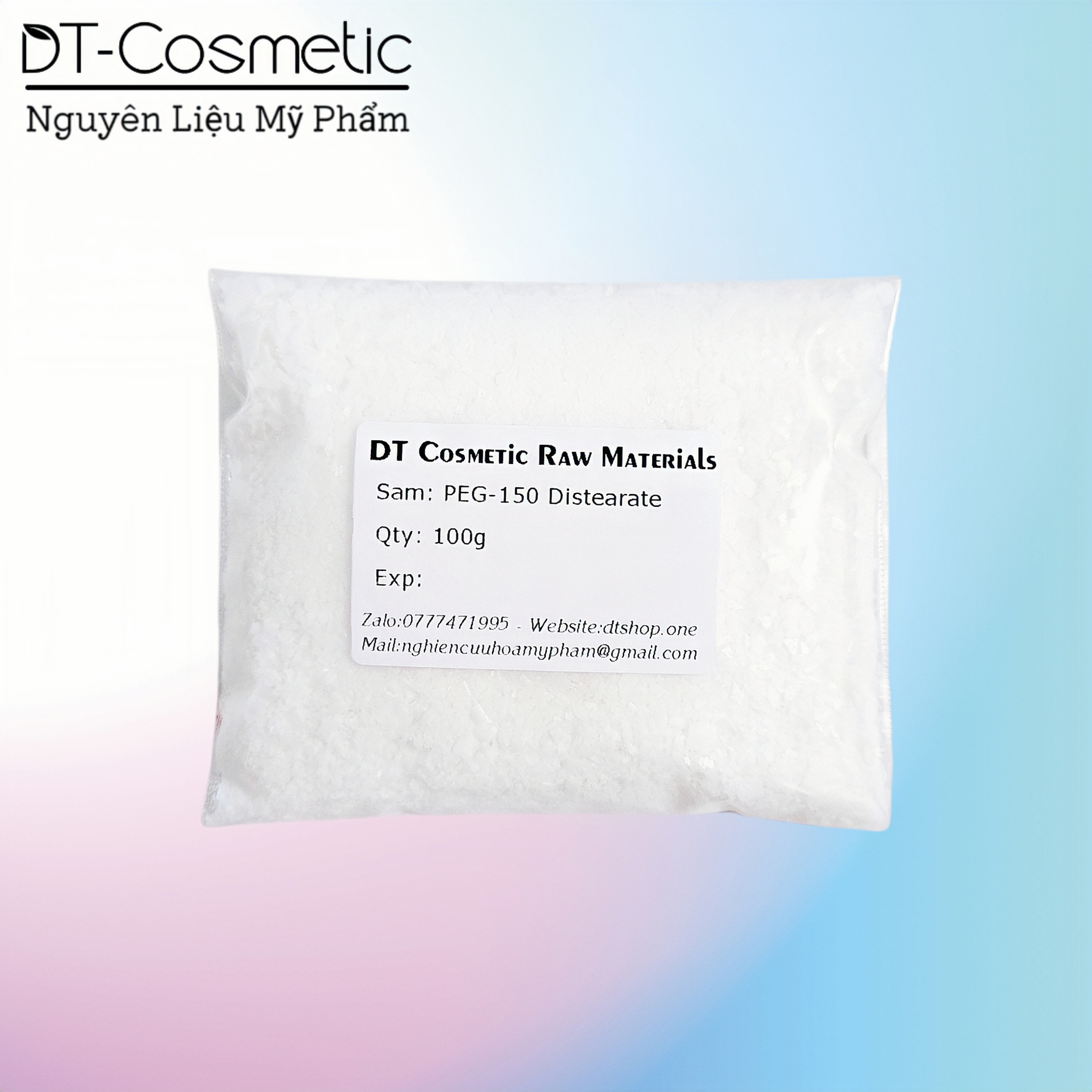 100g/1kg peg-150 distearate - chất tạo đặc cho dầu gội, sữa tắm - nguyên liệu mỹ phẩm