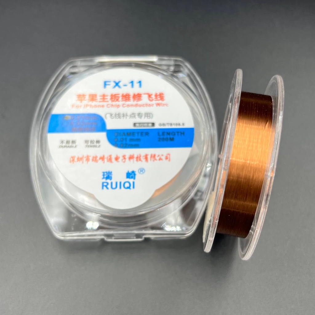 Dây đồng câu mạch cỡ 0.01mm - 0.02mm cuộn dài 200m