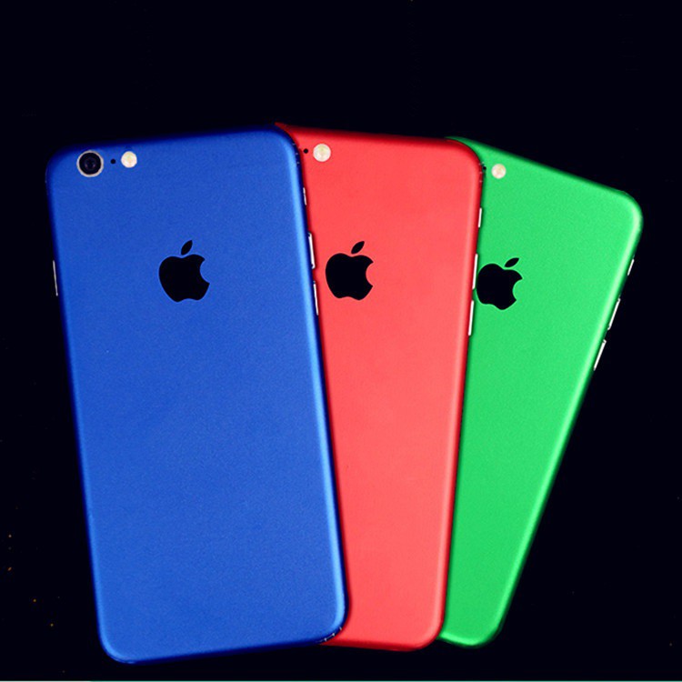 [ Bán chạy ] - Miếng dán Skin màu iPhone 6/6s, 6/6s Plus, 7/8, 7/8 Plus, X/Xs