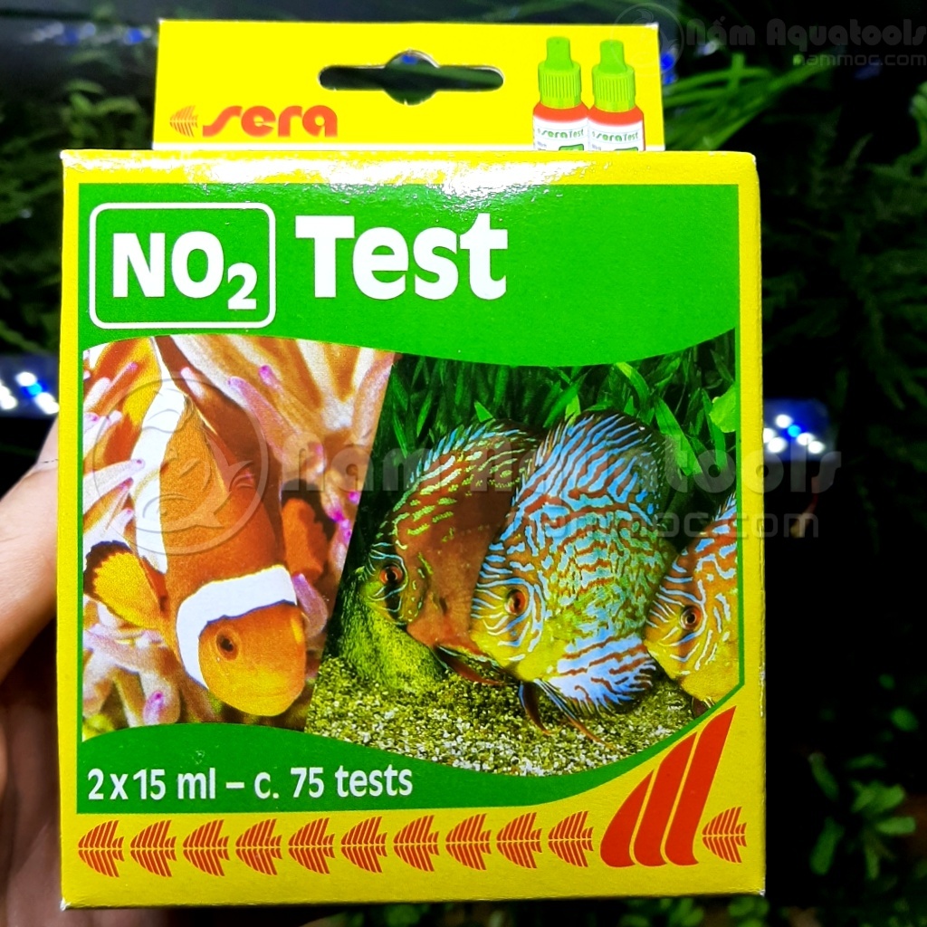 Bộ dung dịch test NO2 Sera - Kiểm tra nồng độ Nitrit trong bể cá cảnh, thuỷ sinh