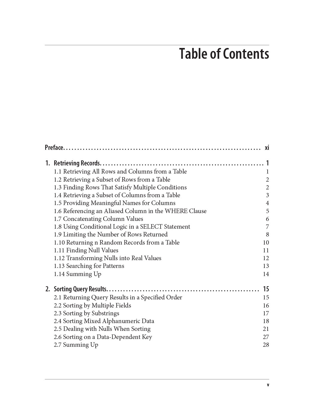 sách SQL Cookbookm