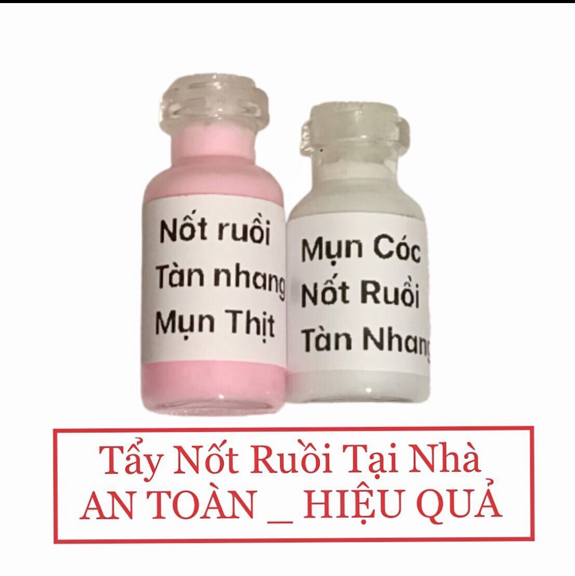Tẩy Nốt Ruồi Tàn Nhang, Mắc Cá,Mụn Thịt, Mụn Cóc