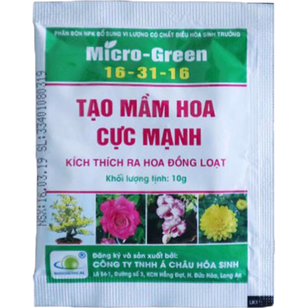 Tạo mầm hoa cực mạnh, phân bón lá micro-green siêu ra hoa
