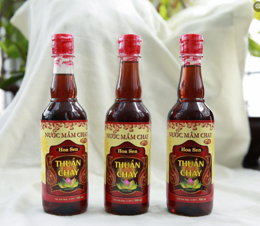 [HCM]NƯỚC MẮM THUẦN CHAY HOA SEN - NUTRICOOK 500ml