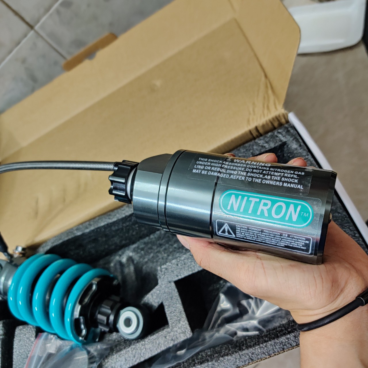 [HCM]phuộc nitron bình dầu gắn Winner WinnerV1 Sonic Winner X