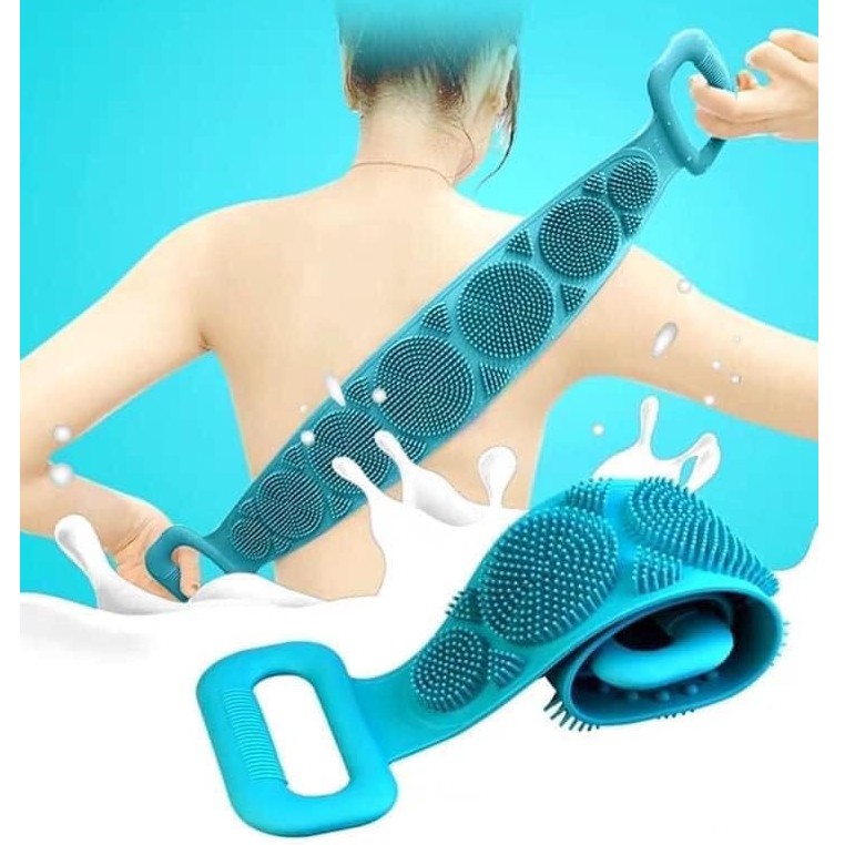 Dây Tắm Chà Lưng Silicon 2 Mặt
