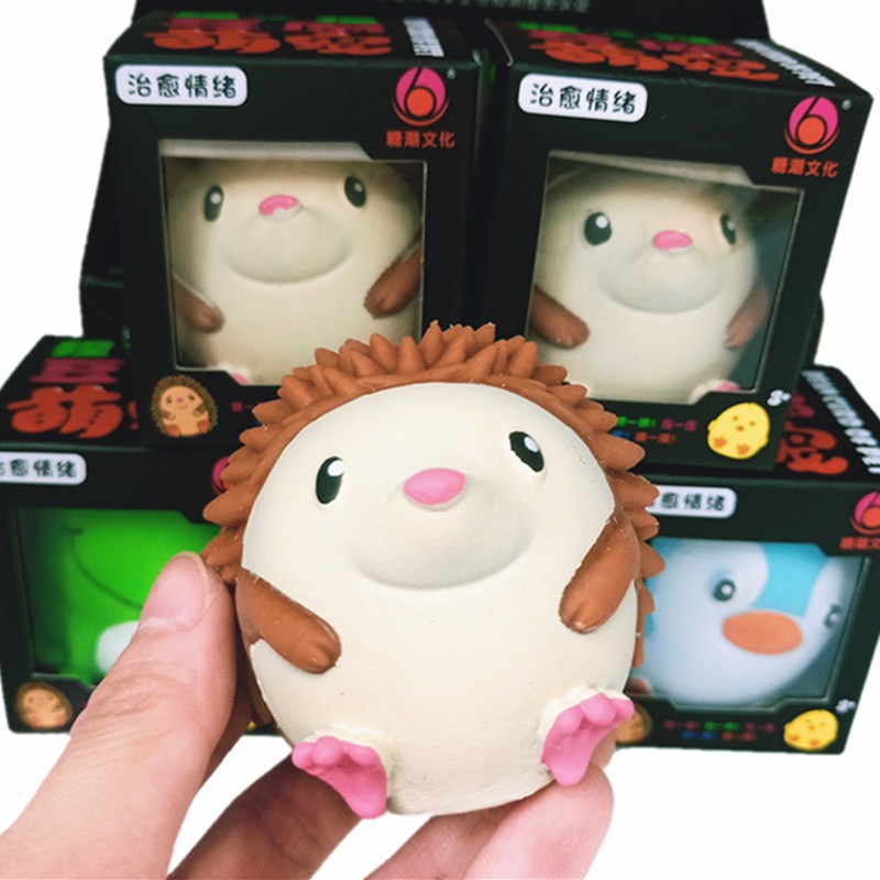 Squishy Mochi Thú Bóp Mềm Mịn Thú Lộn Hộp Quà 2 Mặt cực đáng yêu mochi slime