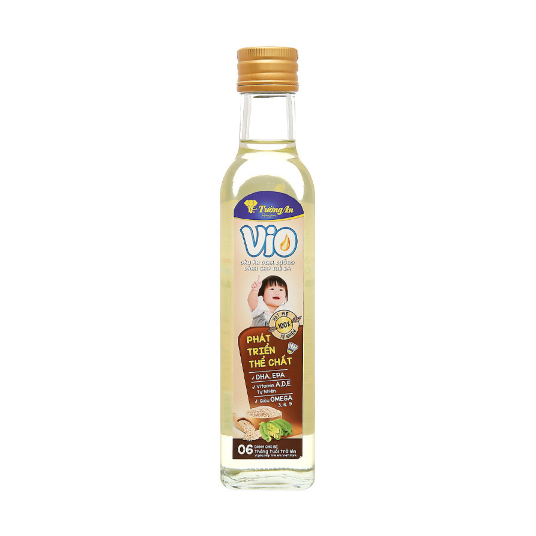 Dầu ăn dinh dưỡng cho bé VIO Hạt Mè - 250ml