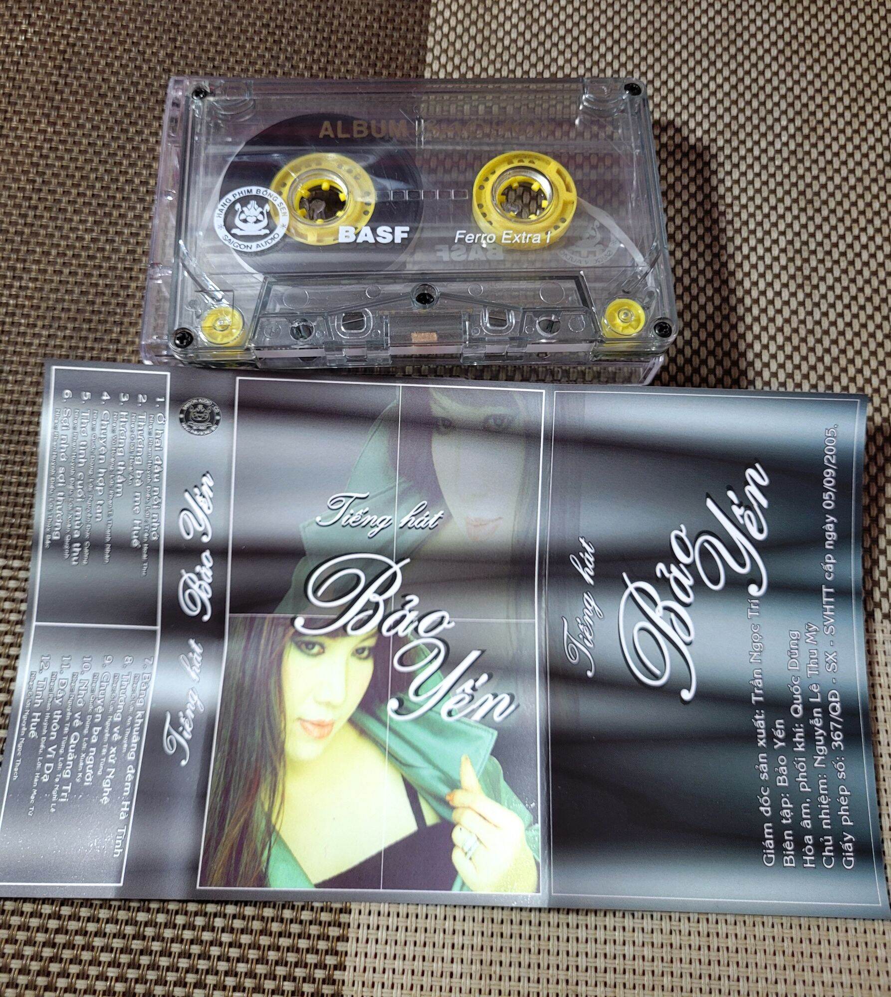 CASSETTE TIẾNG HÁT BẢO YẾN