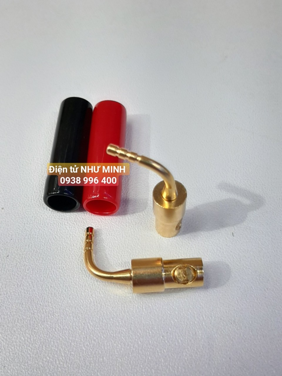 Jack loa mỏ chim mủ mềm  1 Bộ 4 cái ( 2 đỏ + 2 đen )