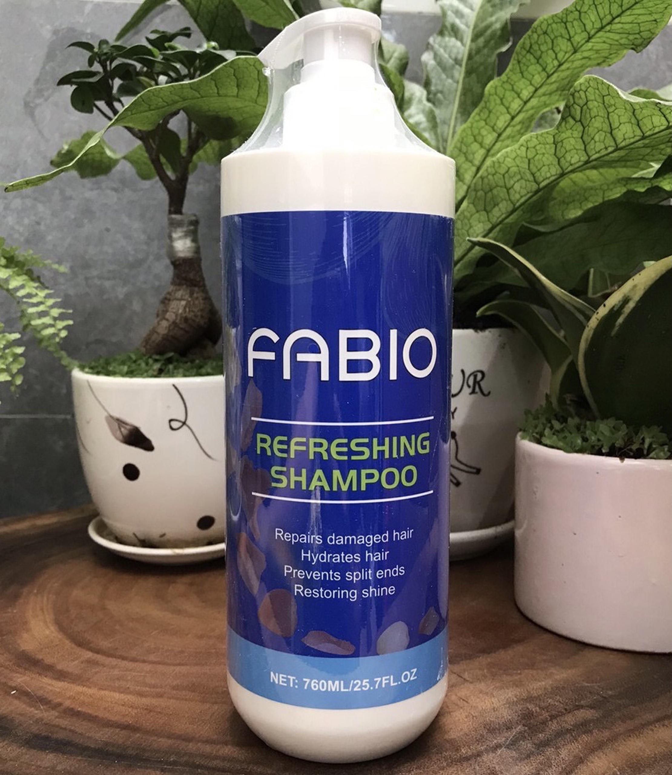 [HCM]Dầu gội xả dưỡng chất FABIO Refreshing 760mlx2