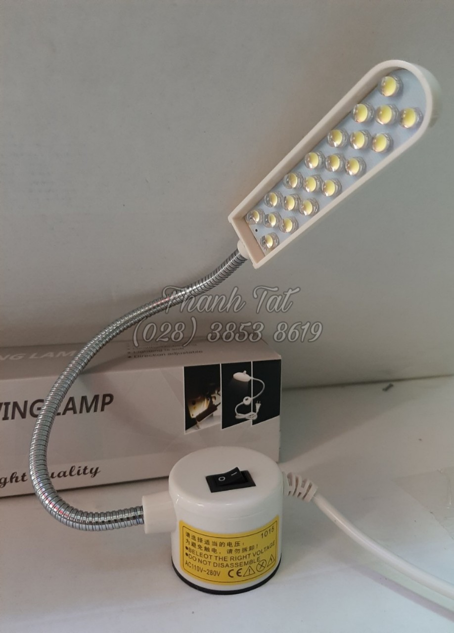 [HCM]Đèn LED 20 bóng đế nam châm cho máy may