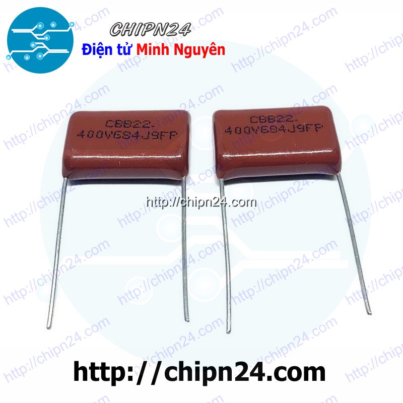 [5 con] (G50) Tụ CBB 400V 684J 684 (0.68uF) 15mm