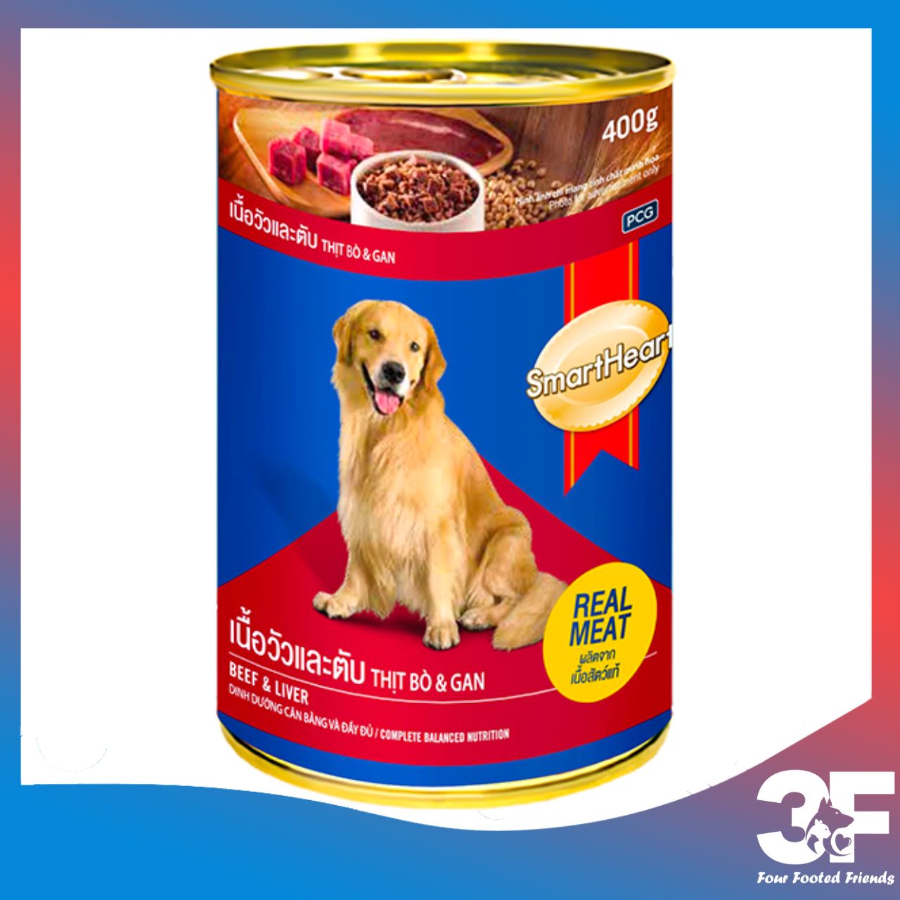 Pate SmartHeart Cho Chó Mọi Lứa Tuổi Lon 400g