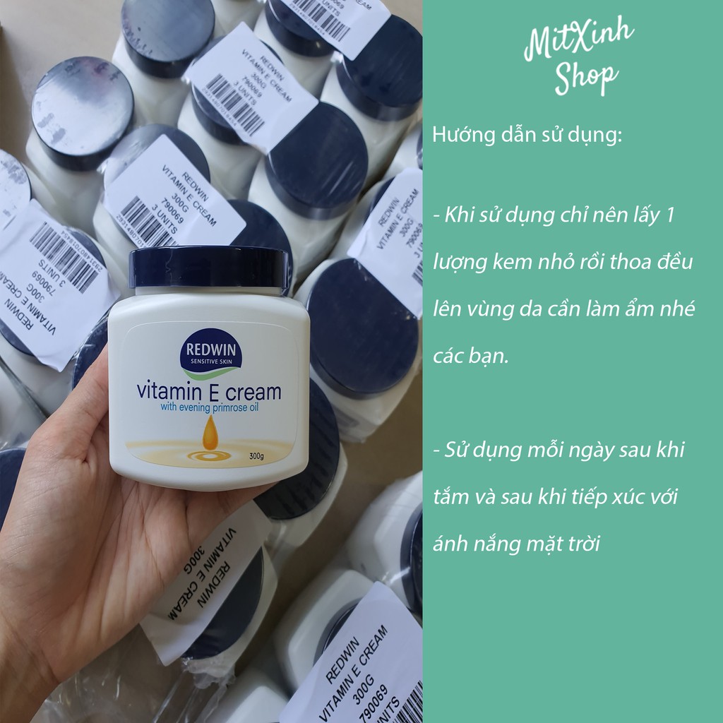 Kem Dưỡng Da Mềm Mịn Redwin Vitamin E Úc - Cam Kết Hàng