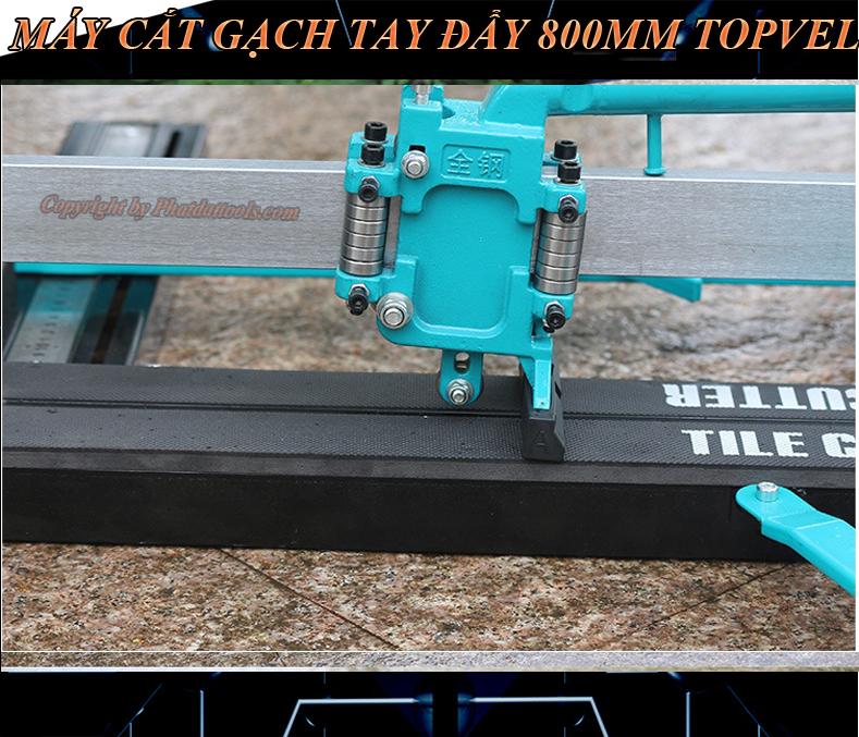 Máy cắt gạch tay đẩy TOPVEL 800 Xanh