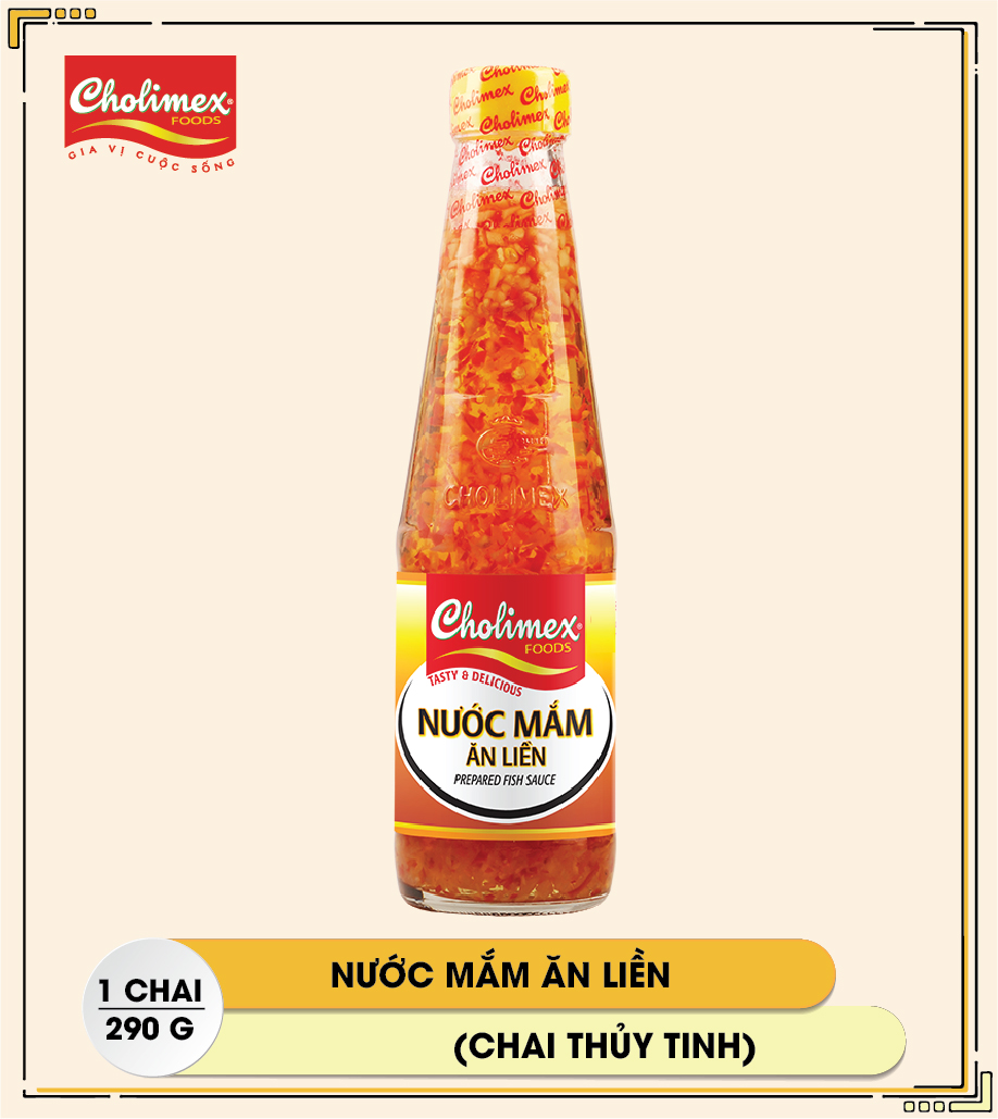 Nước mắm ăn liền chai thuỷ tinh 290g