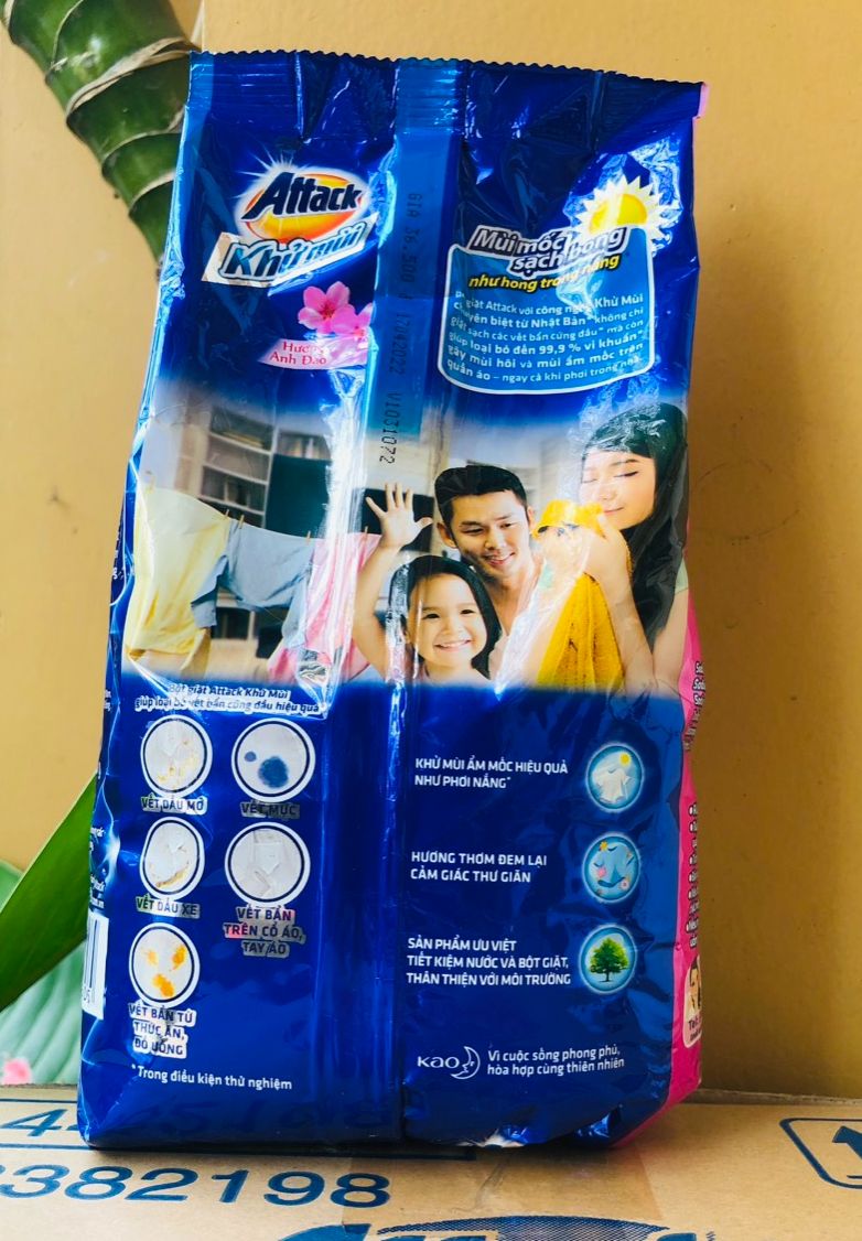 Bột giặt Attack - Hương Anh Đào 720g