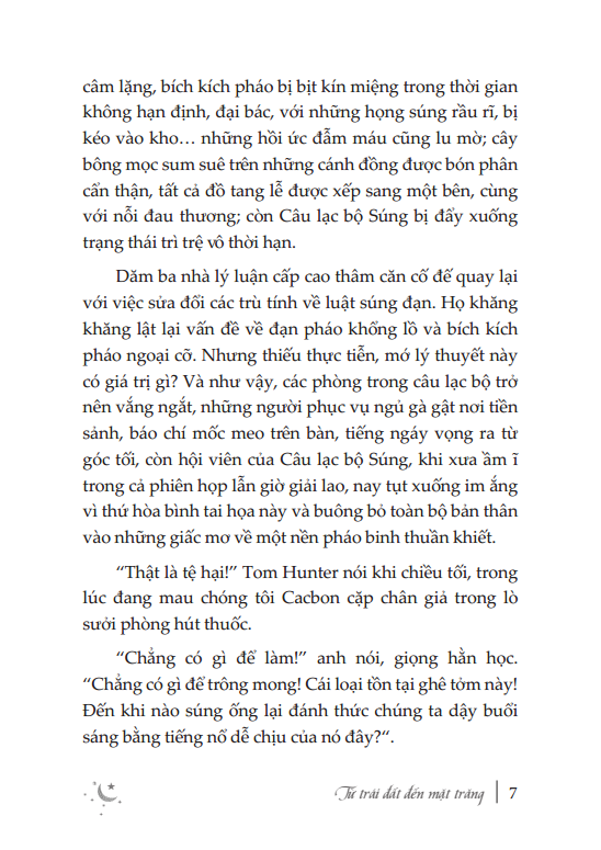 Sách - Từ trái đất đến mặt trăng ( Bìa Cứng )