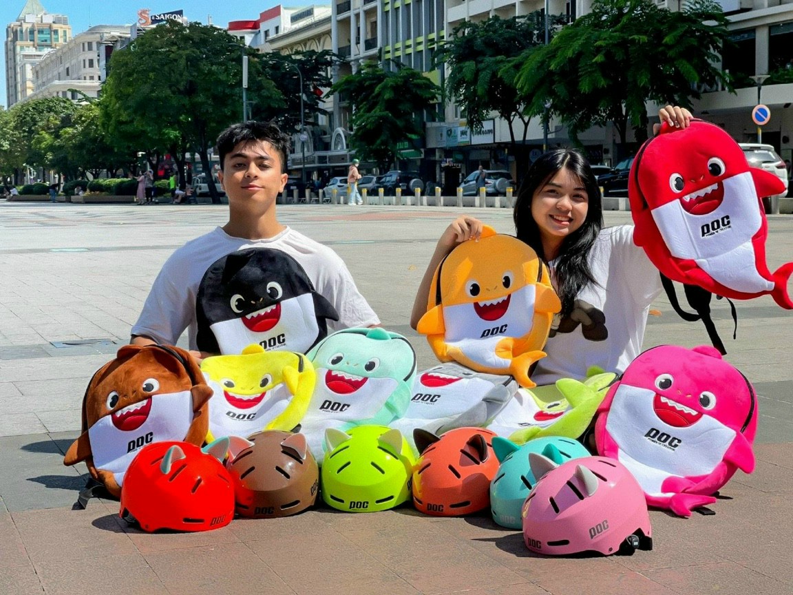 [CHÍNH HÃNG] Balo cá mập baby shark POC size XL
