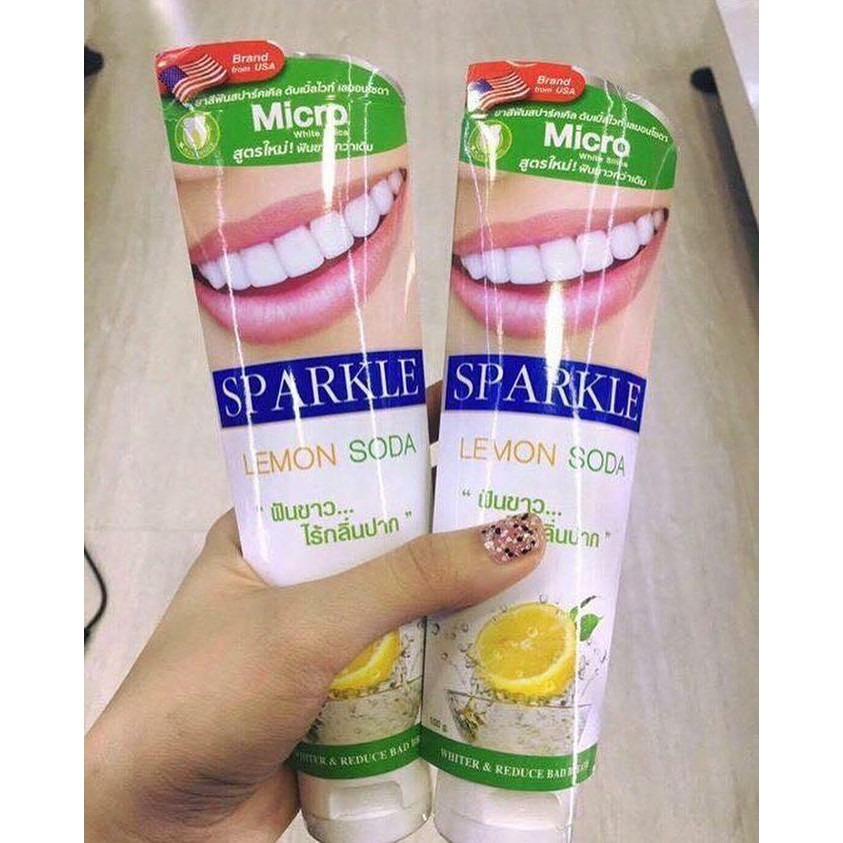 KEM ĐÁNH RĂNG SIÊU TRẮNG SPARKLE THÁI LAN 100G