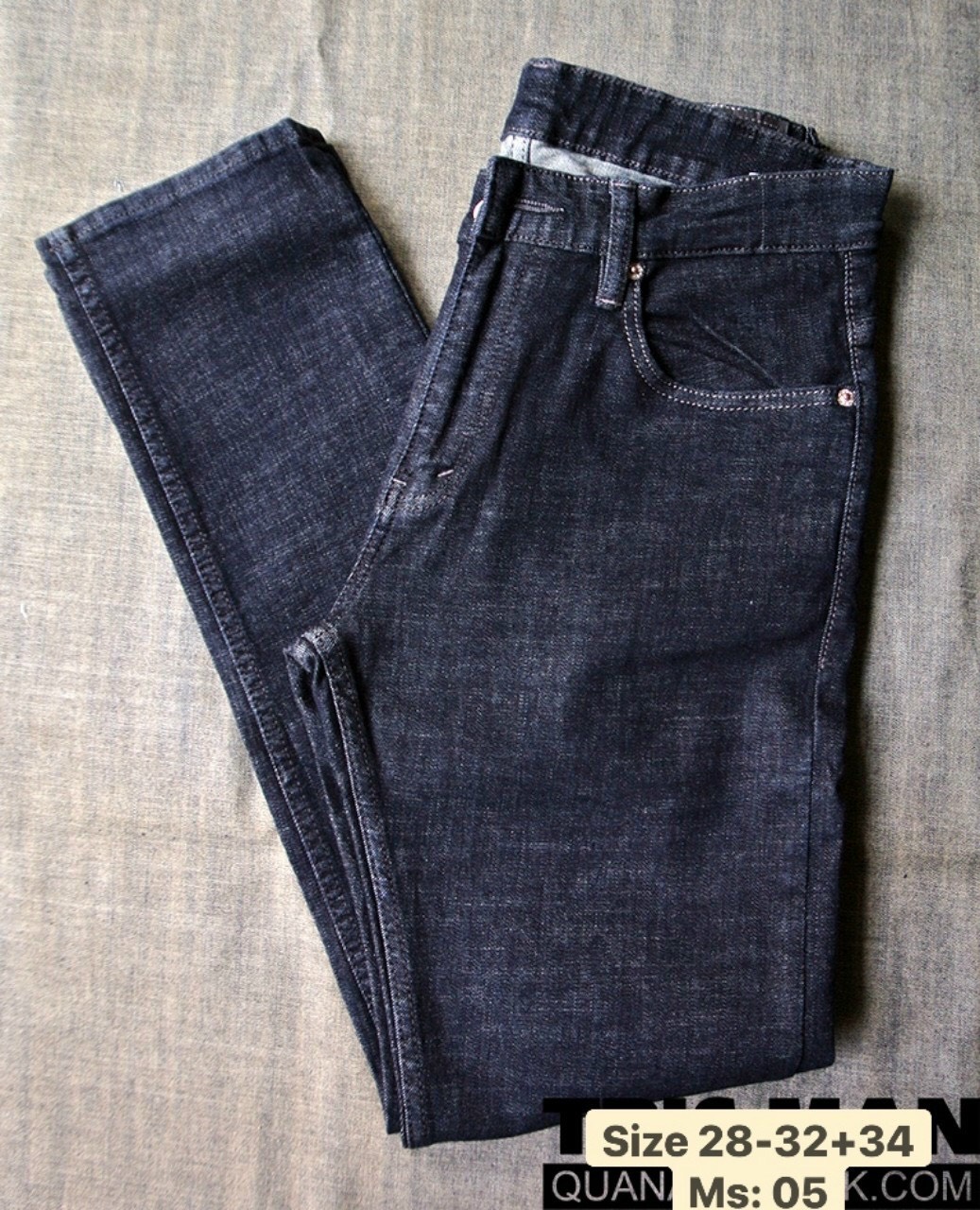 [HCM]Quần jean nam hàn quốc trơn cực hot