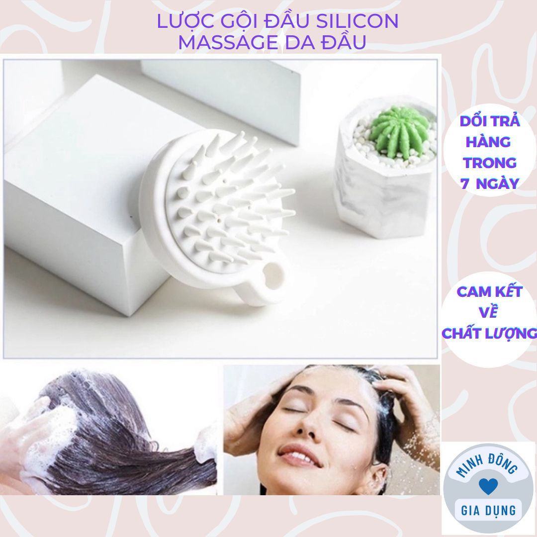 Comb shampoo Silicon scalp massage reduce hair loss and stimulate hair growth