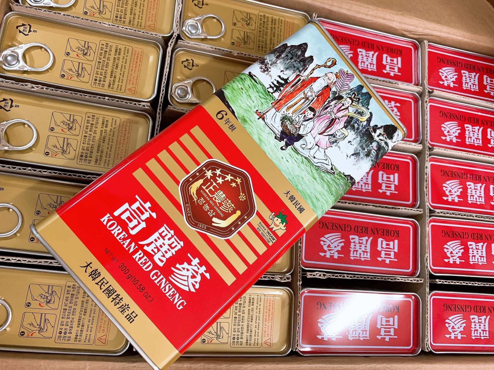 SÂM CỦ KHÔ HỘP THIẾC 150G NGUYÊN CỦ